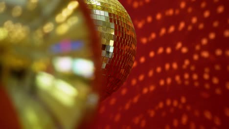 gold globe with reflection of light
