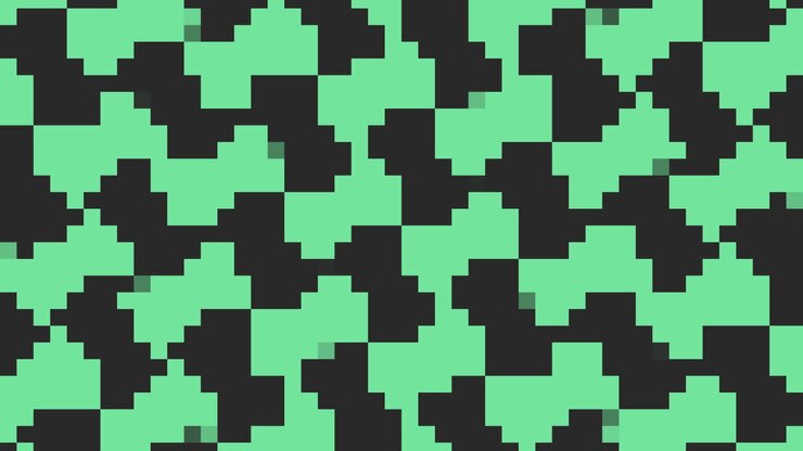 modello di pixel verde sfumato