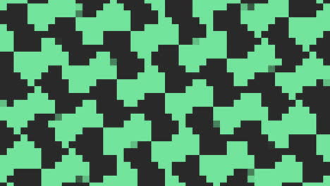 gradient green pixels pattern