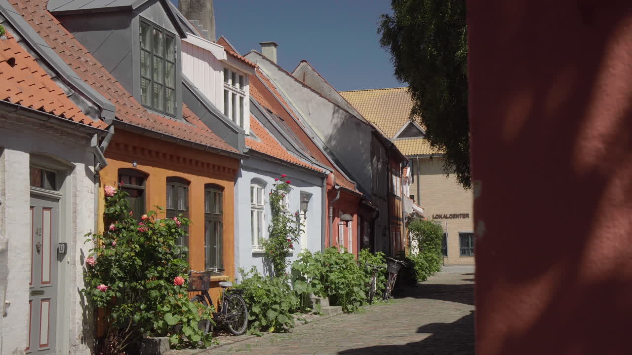 덴마크 오르후스에서 가장 오래된 거리 møllestien