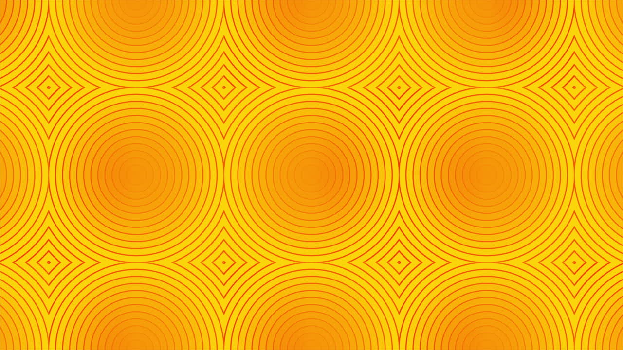 Abstract Geometric Pattern with Circles and Lines