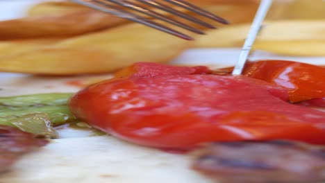 turkish kebab meal with fries and tomatoes