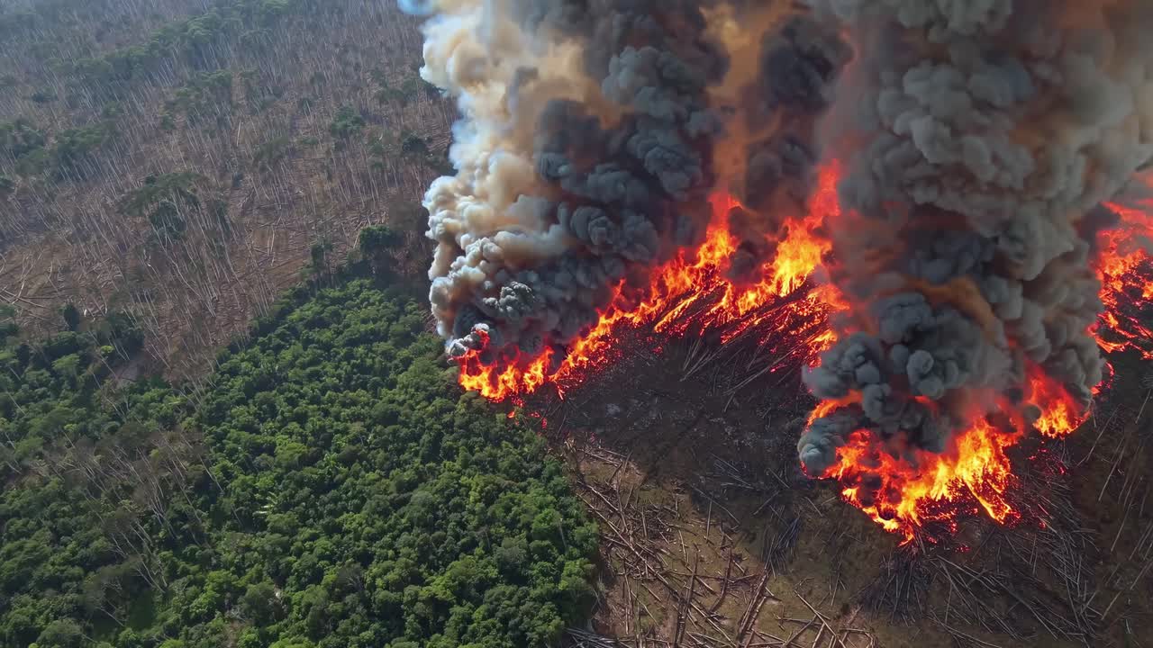 Amazon Rainforest Fire Disaster