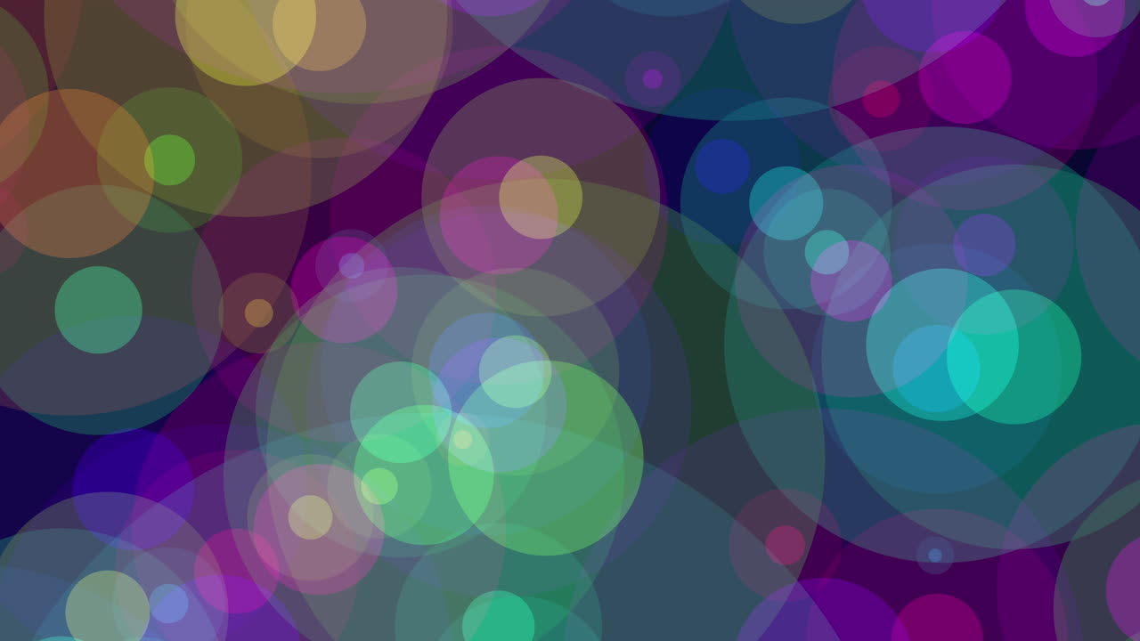 동적 서클 패턴: 반복되는 서클의 생동감 넘치는 무작위 배열