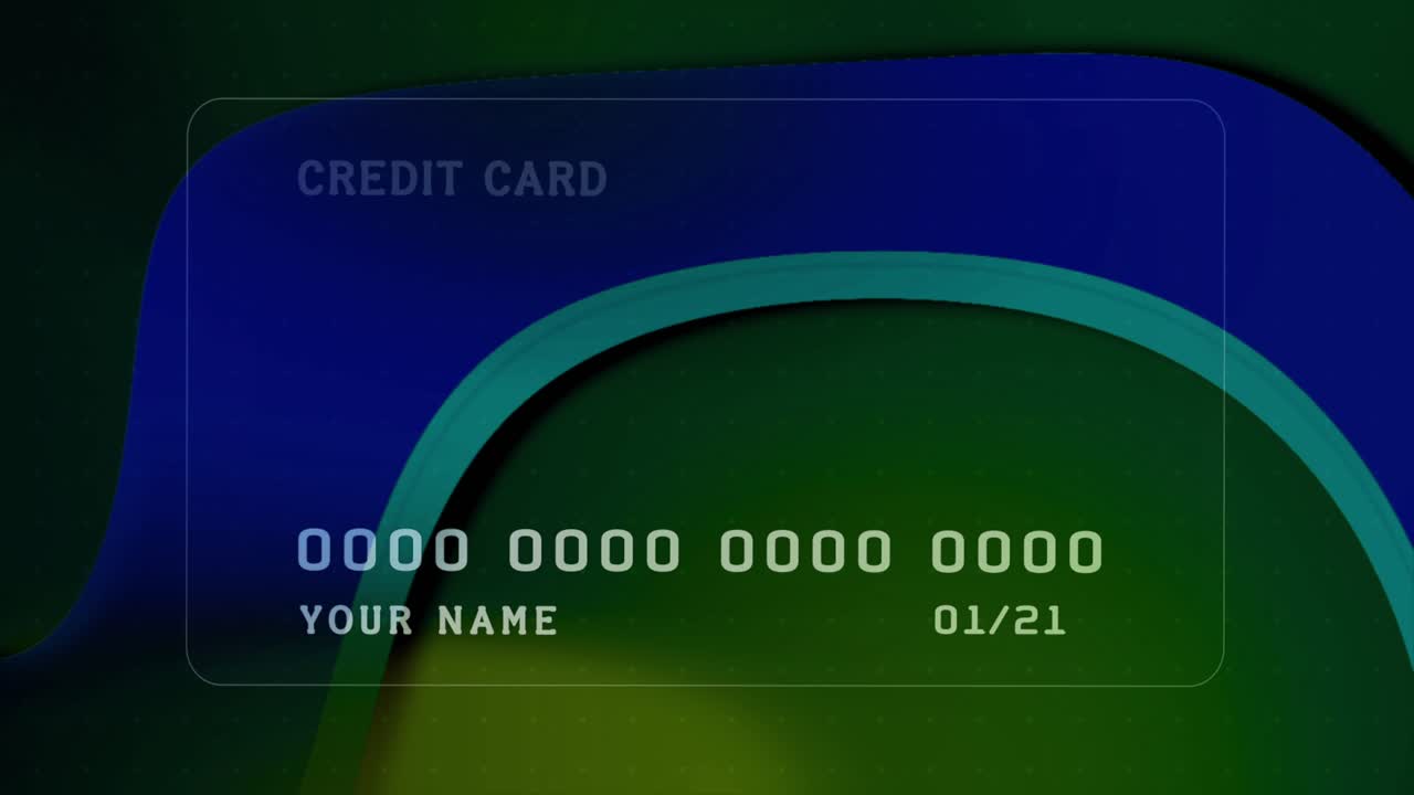 modelo de diseño moderno de tarjetas de crédito