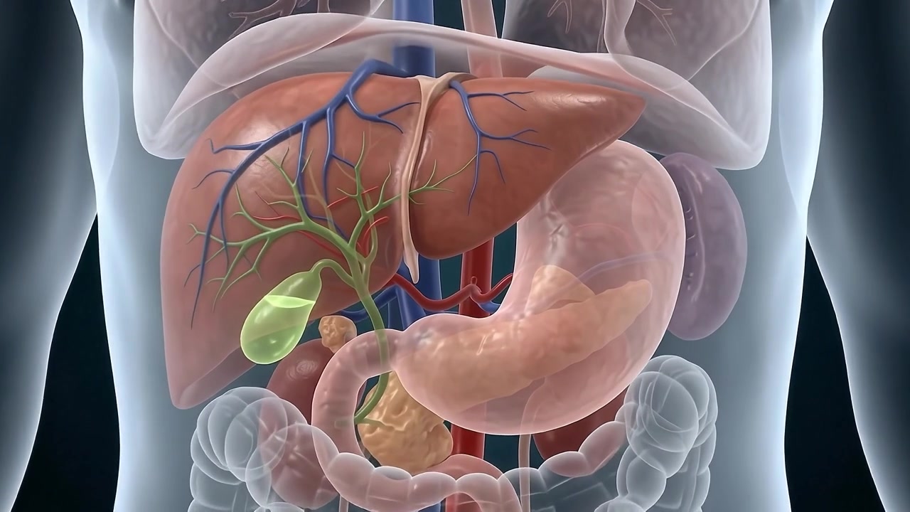 3D Medical Animation of Human Digestive System Organs