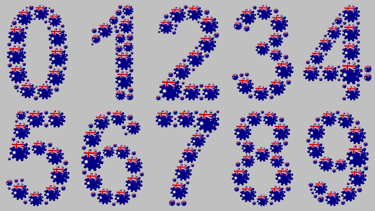 conjunto de números australianos