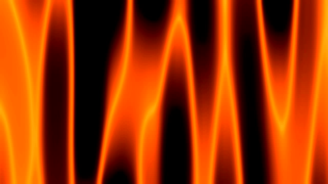 Abstract computer animated fire background | Premium Stock Video Footage