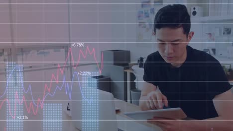 los precios de las acciones suben y caen constantemente.