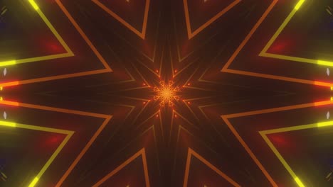 abstract kaleidoscope lightshow