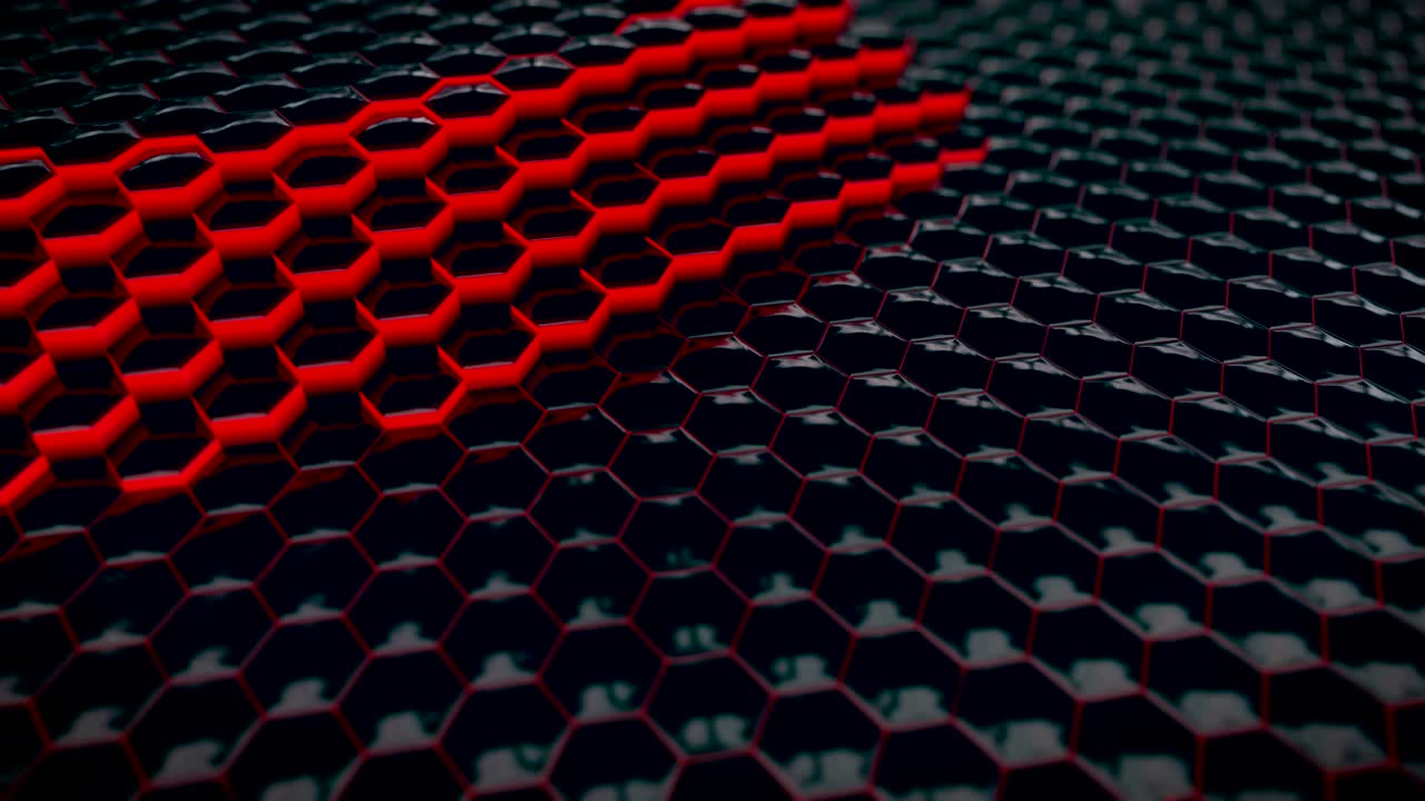 Abstract cell surface looping 3D animation