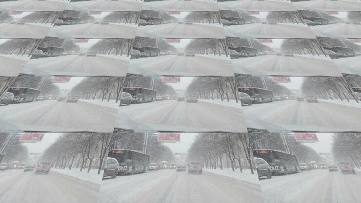 blizzard, fish-eye
