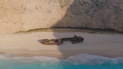 navagio beach shipwreck cove stunning