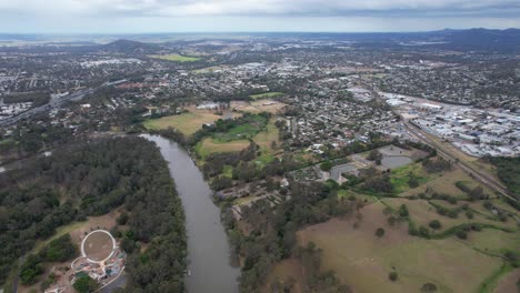 alexander clark park on the banks of logan river in loganholme