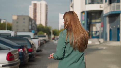 woman discusses household chores using phone at sunlight