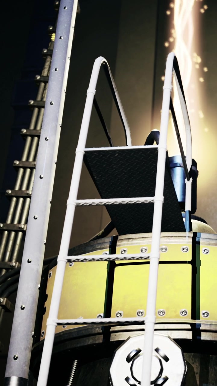 Equipment in a workshop produces an electric arc