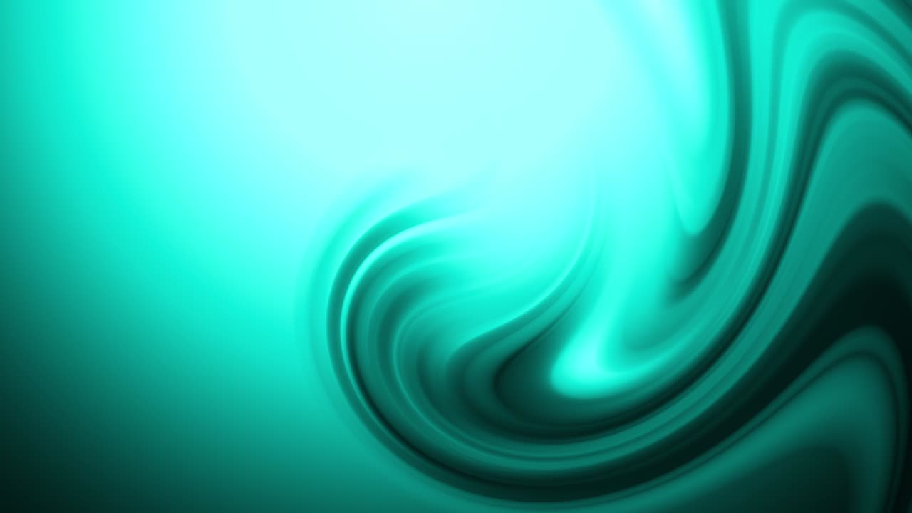 Abstract seamless loop light blue green color twisted gradient moving. 3d render stripes rippling. Futuristic geometric patterns fluid trendy motion background design smooth color transition texture