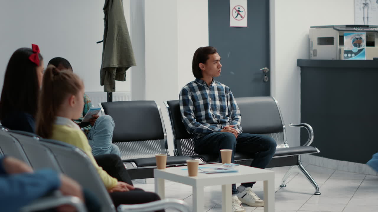 Waiting Room with Patients