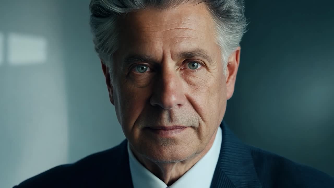 retrato de un hombre de negocios confiado