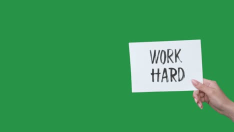 work hard professional motivation hand lettering