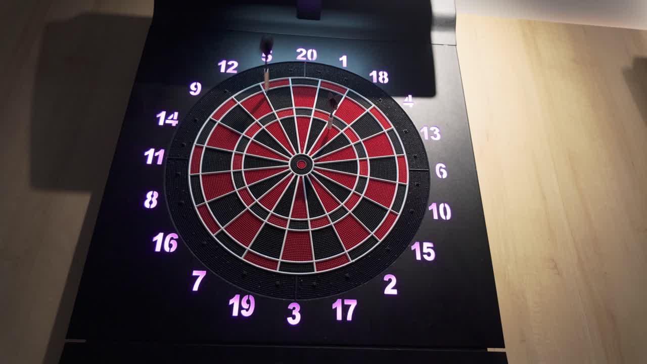 Darts on a Dartboard