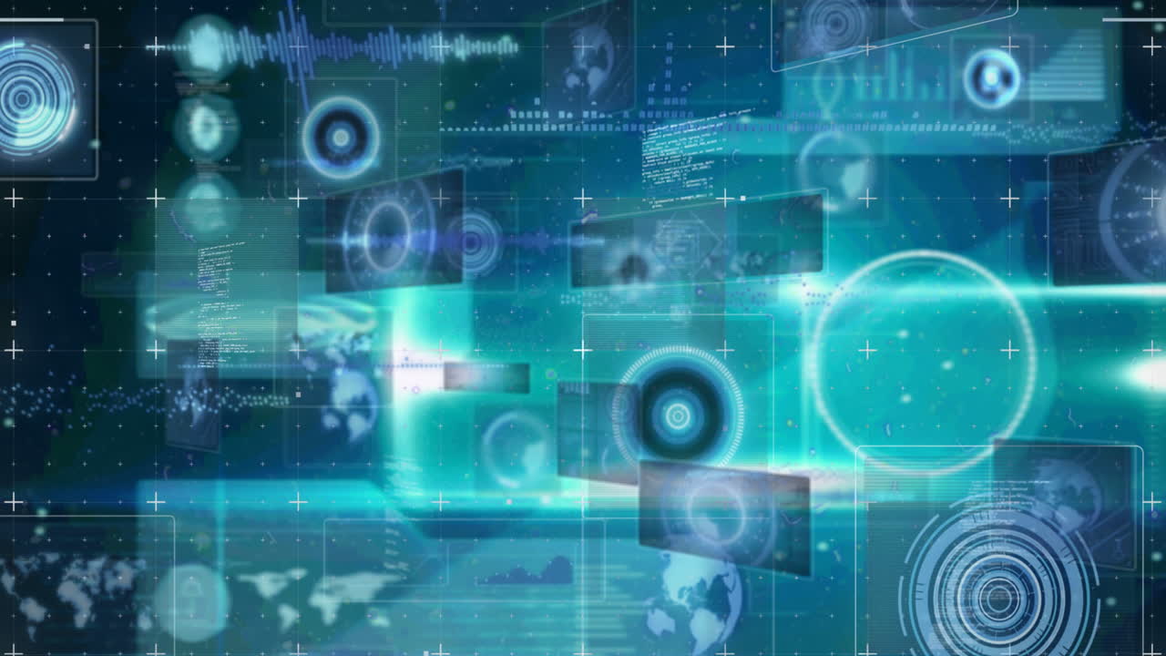 화면에서 데이터 처리 및 범위 스캐닝의 애니메이션