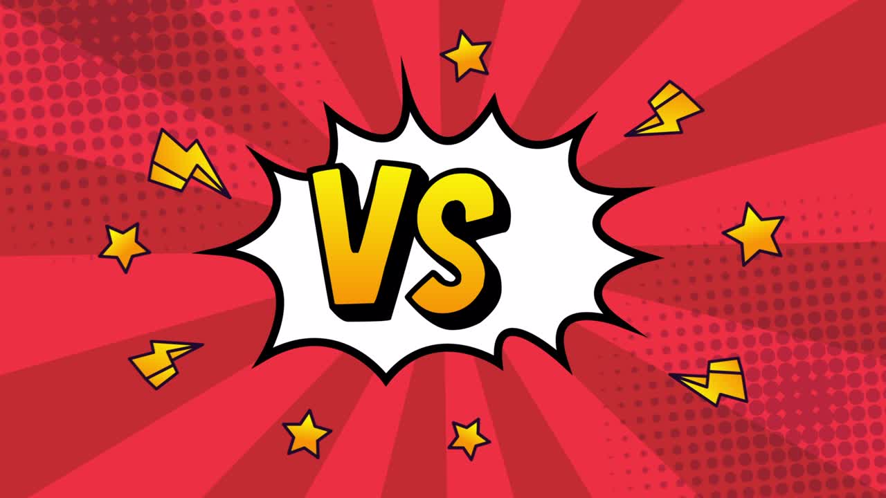 만화 만화 버블과 대결