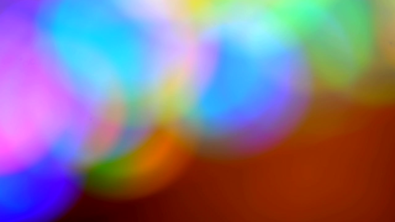 абстрактные огни не в фокусе