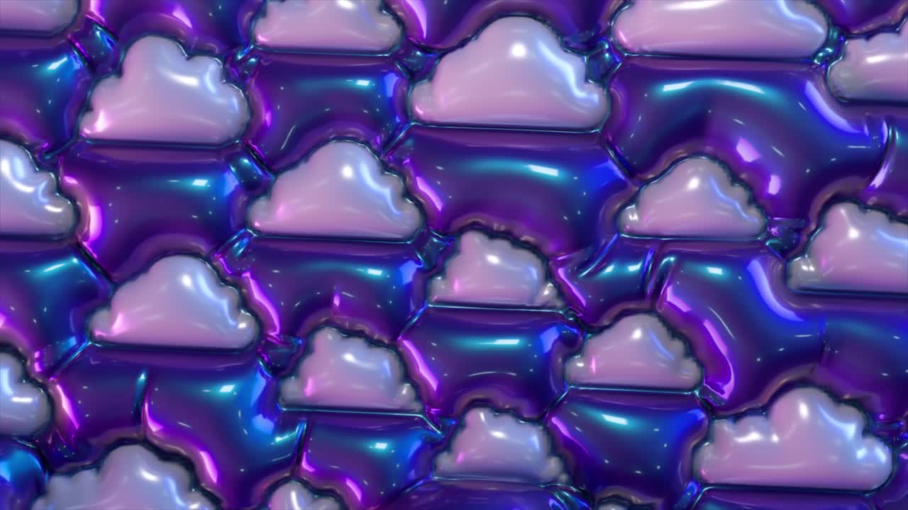 patrón de nubes iridescentes abstractas