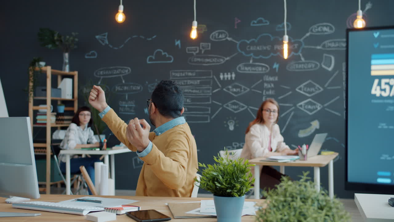 비즈니스 회의 및 축제