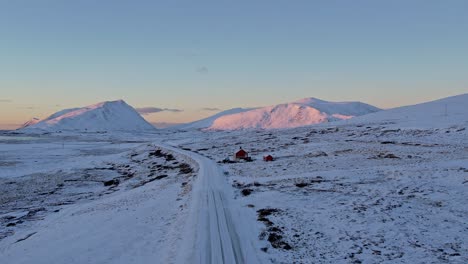 outdoors in the far north of norway