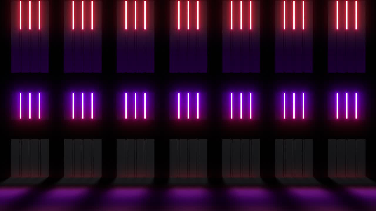 Neon Light Wall Background