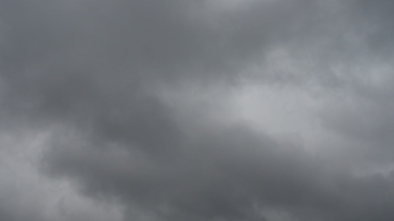 Dark Grey Clouds Moving Across an Overcast Sky