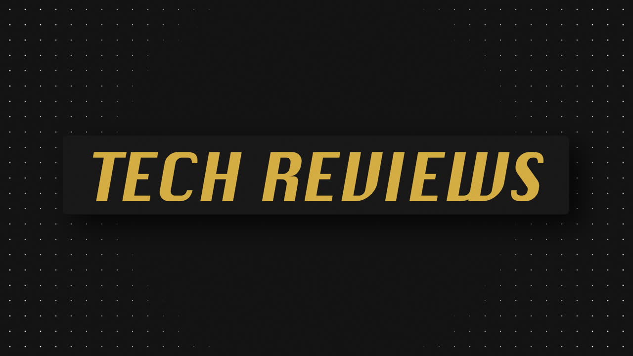 &amp;quot;TECH REVIEWS&amp;quot; 3D Graphic