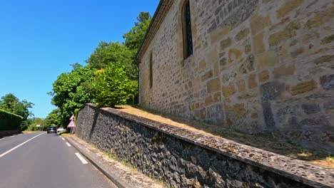 exploring winding roads in castillon-la-bataille