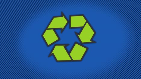 símbolo de reciclaje verde, medio ambiente ecológico y limpio conceptual