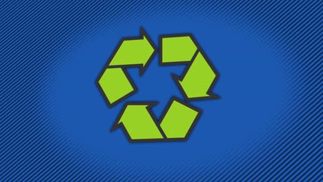 green recycling symbol, conceptual green clean environment