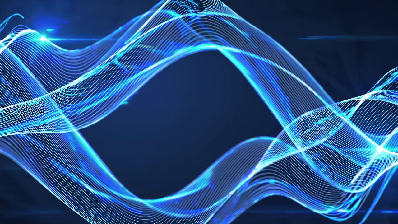 Abstract Blue Wave Design
