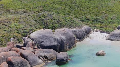 Rocas-De-Elefante-En-Dinamarca,-Australia-Occidental