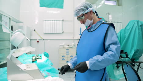 surgeon in operating room