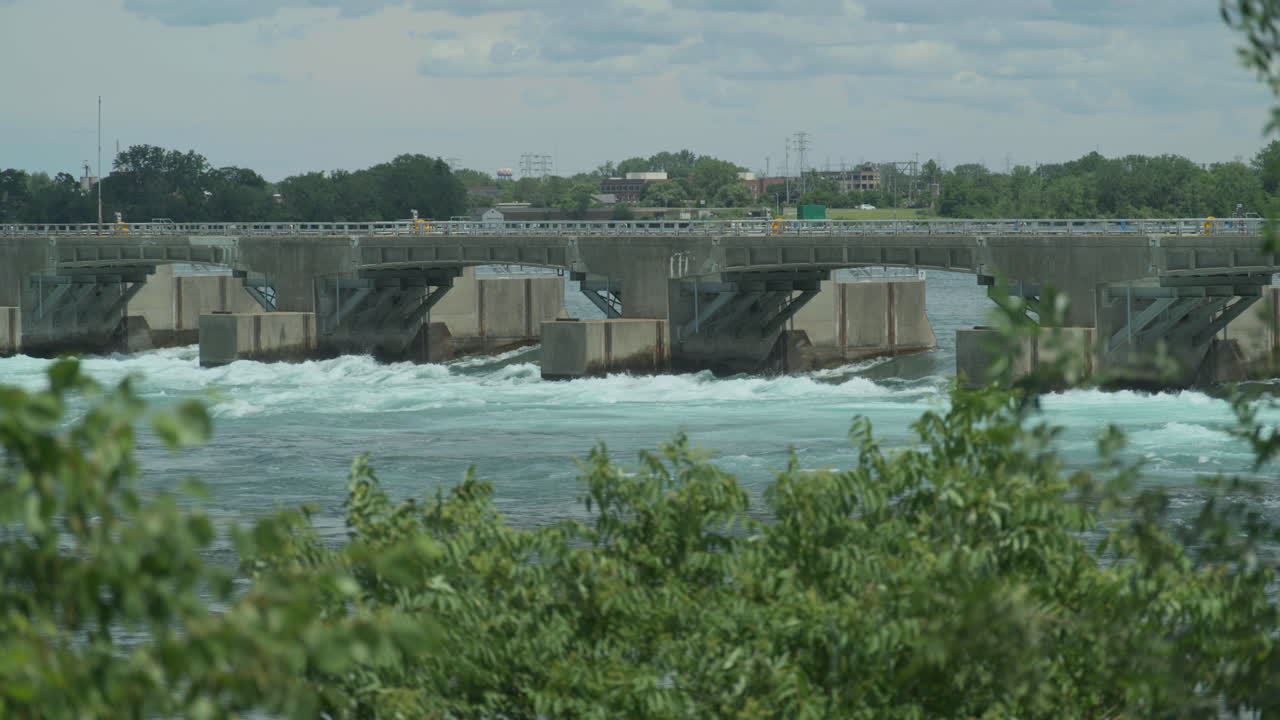 международная контрольная плотина на реке ниагара между сша и канадой