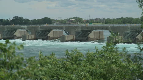 International-Control-Dam-Am-Niagara-River-Zwischen-Den-Vereinigten-Staaten-Und-Kanada