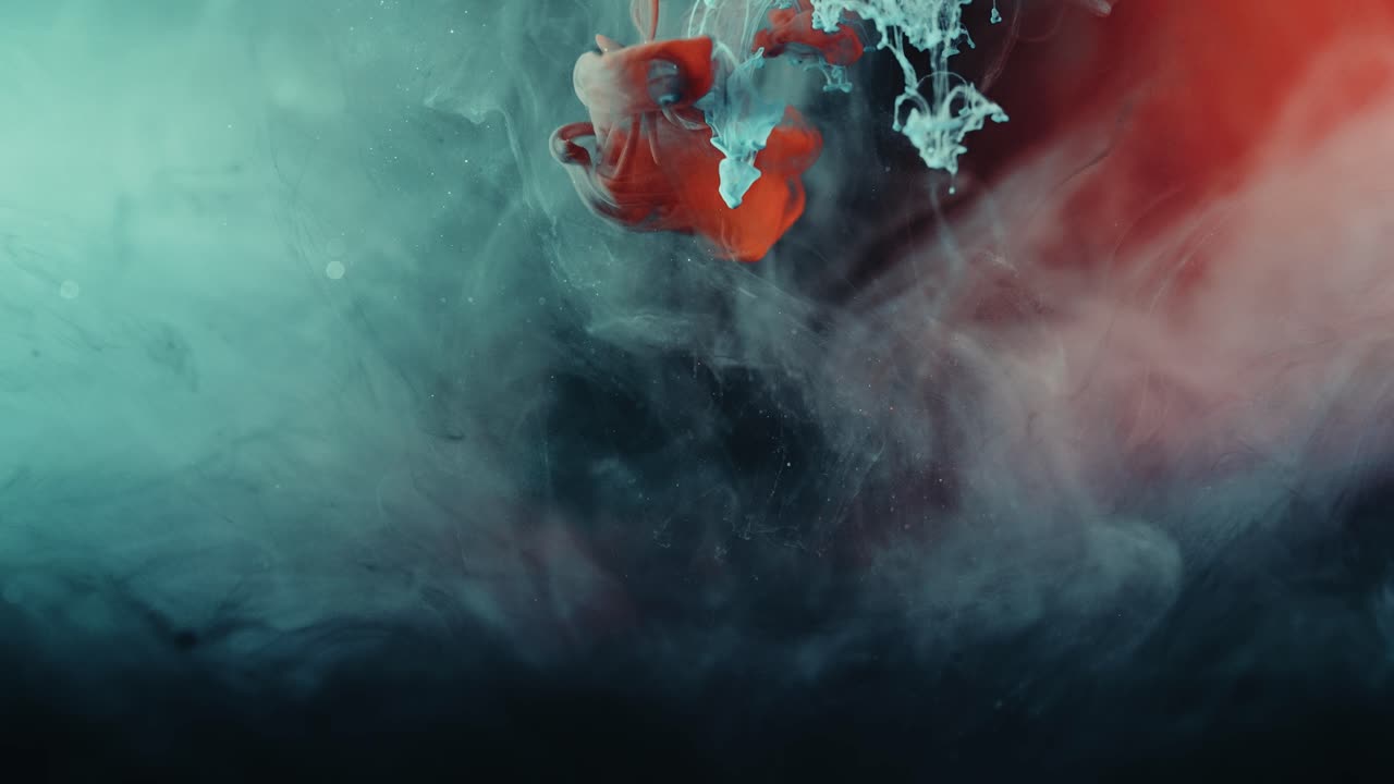 flujo de humo de color