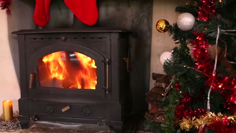 Luces-Parpadeantes-En-El-árbol-De-Navidad