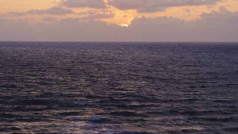 sunset over the ocean