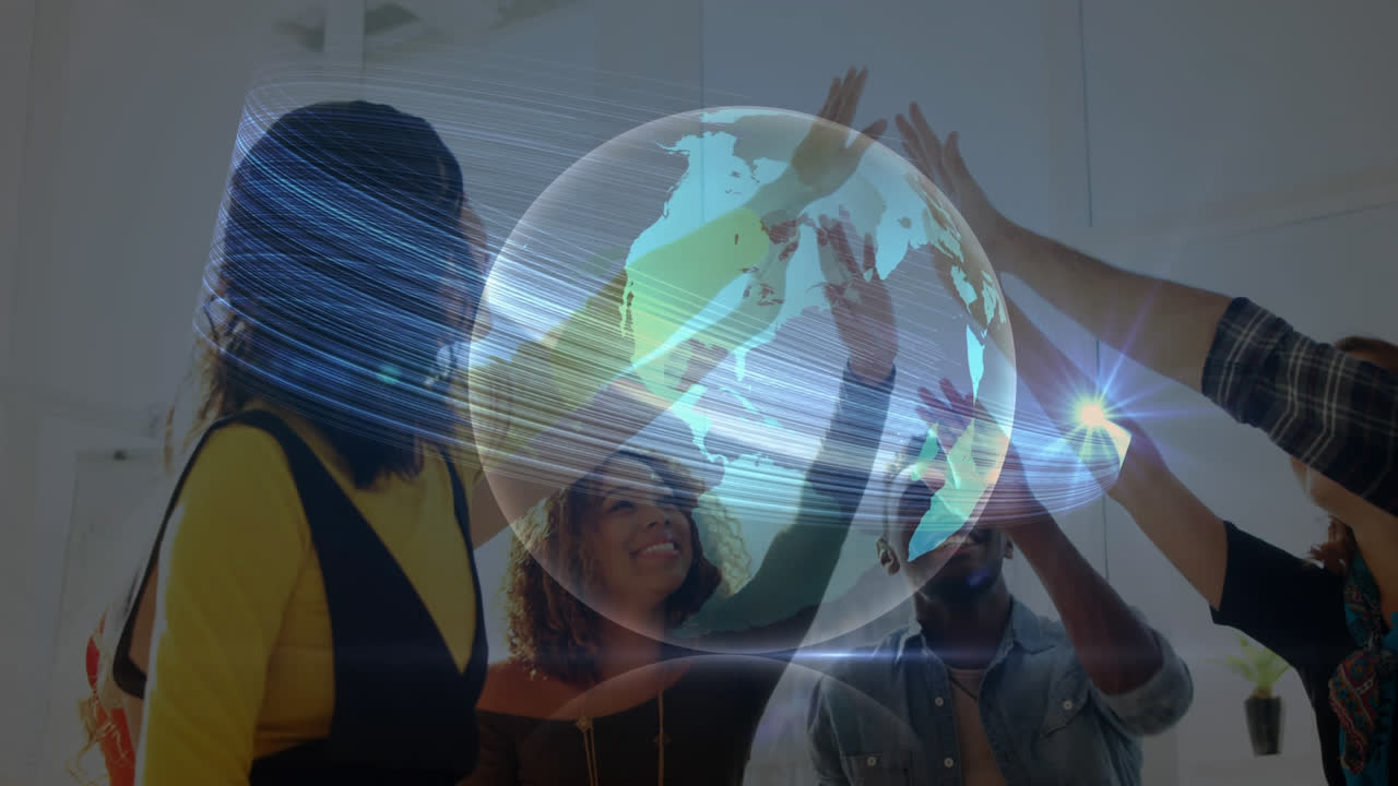 equipo celebrando el éxito