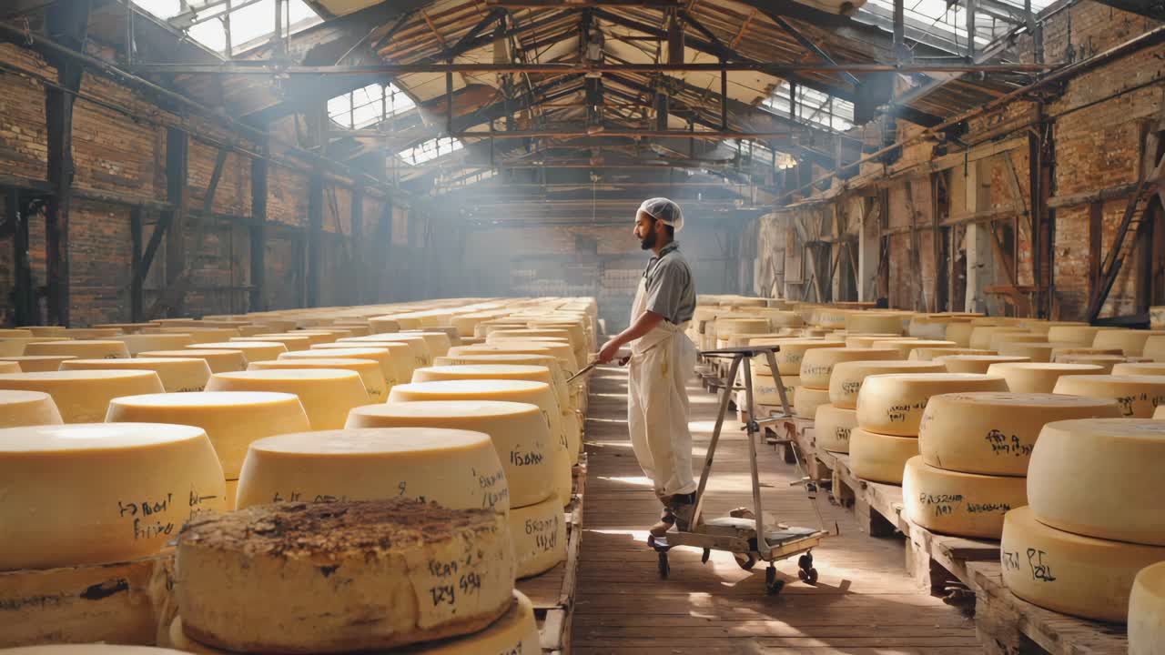 Cheese Production and Aging in a Warehouse