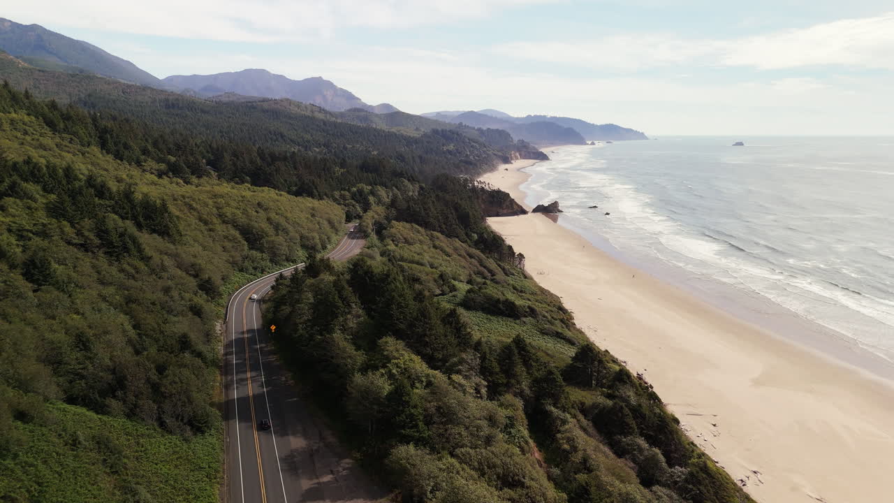 Oregon Coast Highway with Scenic Views