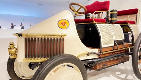 vintage car at museum