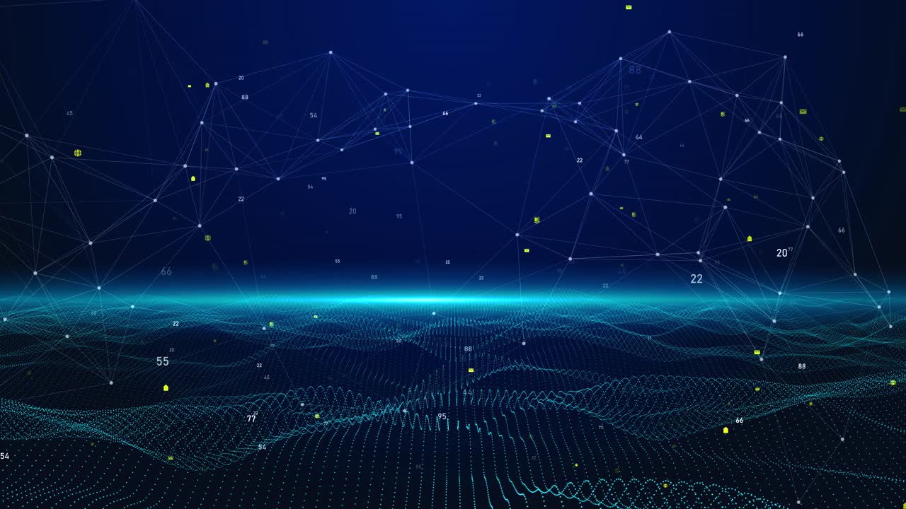 Abstract futuristic technology concept of ai future technologies hightech data matrix futuristic hud